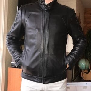 🚨EMG🚨 Elie Tahiri Leather Moto Jacket